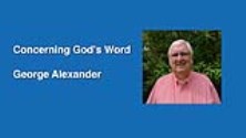 Concerning God's Word